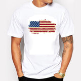 USA Flag Men T shirt