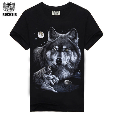 wolf men's  t shirt