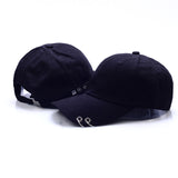 VORON Hot selling 2017 New BTS JIMIN Fashion K POP Iron Ring Hats Adjustable Baseball Cap 100% Handmade Ring