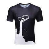 men's 3D wolf T-shirt