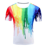 men's 3D wolf T-shirt