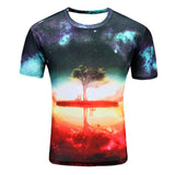 men's 3D wolf T-shirt