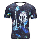 men's 3D wolf T-shirt