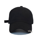 Hot selling 2017 New BTS JIMIN Fashion K POP Iron Ring Hats Adjustable Baseball Cap 100% Handmade Ring