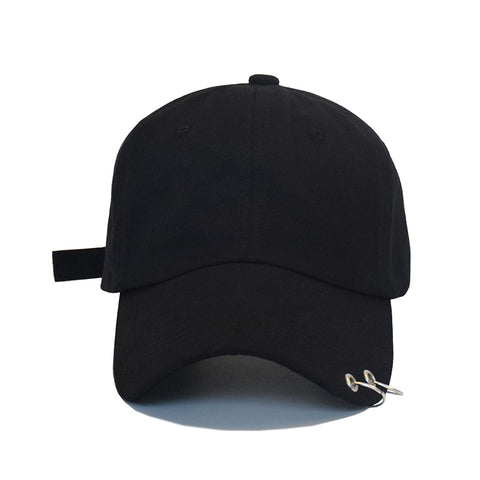 Hot selling 2017 New BTS JIMIN Fashion K POP Iron Ring Hats Adjustable Baseball Cap 100% Handmade Ring