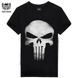 [Men bone] paragraph 9 cartoon rock crime men t-shirts AC DC hip hop fashion heavy metal t shirt